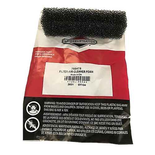 705475 FilterAir Cleaner Foam Briggs and Stratton Genuine OEM Part