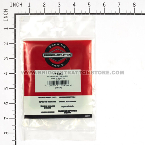 711460 FilterPre Cleaner Briggs and Stratton Genuine OEM Part 4 711460 FilterPre Cleaner Briggs and Stratton Genuine OEM Part