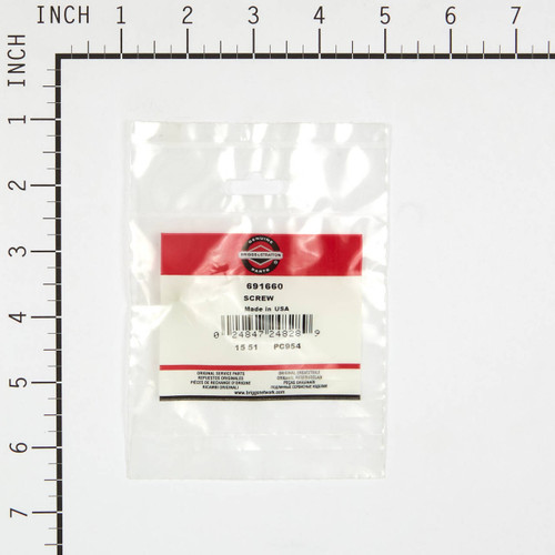 691660 Screw Briggs and Stratton Genuine OEM Part