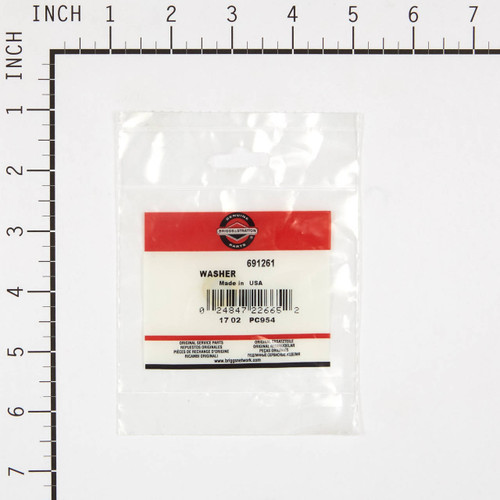 691261 Washer Briggs and Stratton Genuine OEM Part