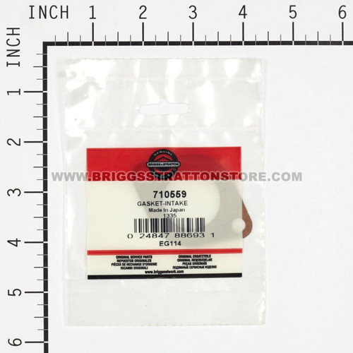 710559 GasketIntake Briggs and Stratton Genuine OEM Part