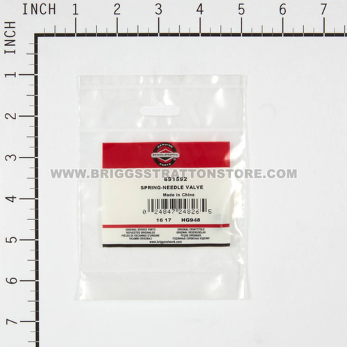 691592 SpringNeedle Valve Briggs and Stratton Genuine OEM Part