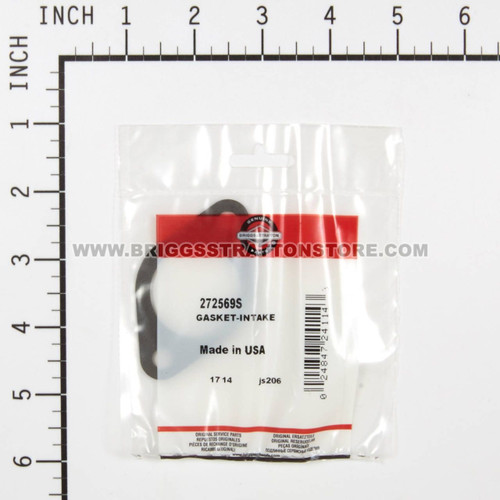 272569S GasketIntake Briggs and Stratton Genuine OEM Part