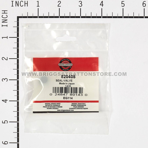 820405 SealValve Briggs and Stratton Genuine OEM Part 3 820405 SealValve Briggs and Stratton Genuine OEM Part