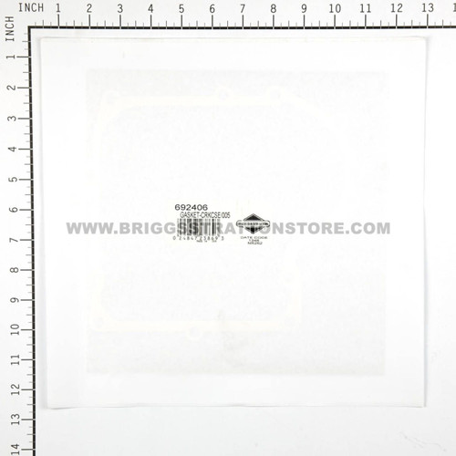 692406 GasketCrkcse/005 Briggs and Stratton Genuine OEM Part