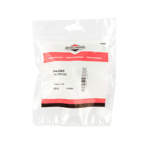 394358S Filter-Fuel - Briggs and Stratton - Genuine OEM Part