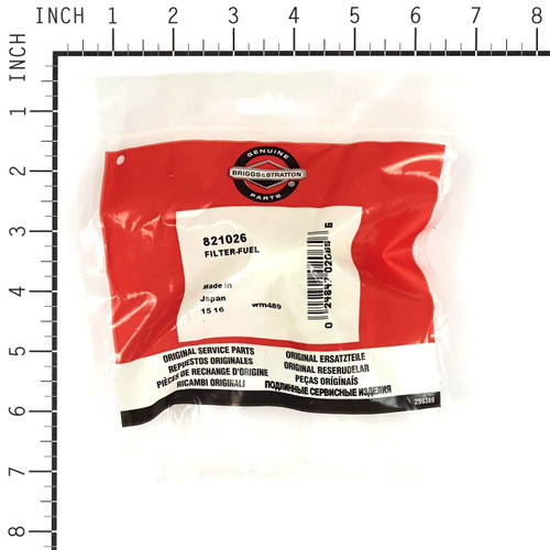 821026 FilterFuel Briggs and Stratton Genuine OEM Part
