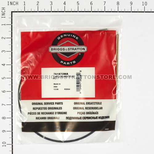 761872MA Auger Cable 24.50 P3 – Briggs and Stratton Genuine Part