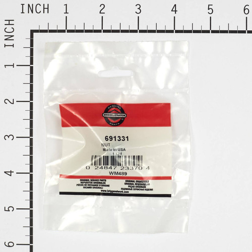 691331 Nut Briggs and Stratton Genuine OEM Part
