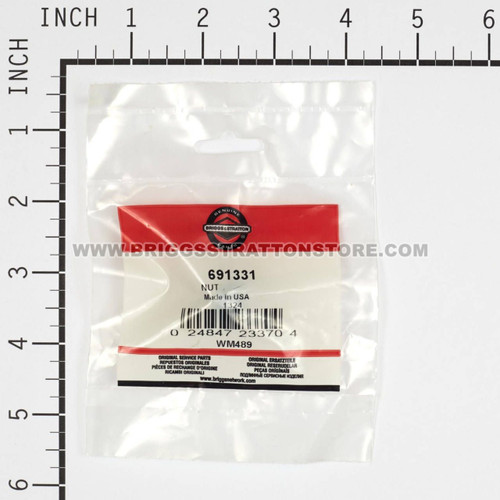 691331 Nut Briggs and Stratton Genuine OEM Part
