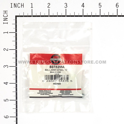 50782Ma Balljoint Steel Yz Briggs and Stratton Genuine OEM Part