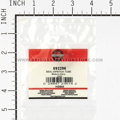 692296 SealDipstick Tube Briggs and Stratton Genuine OEM Part