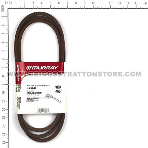 37X68MA Belt 101.76 E.L. Briggs and Stratton Genuine OEM Part