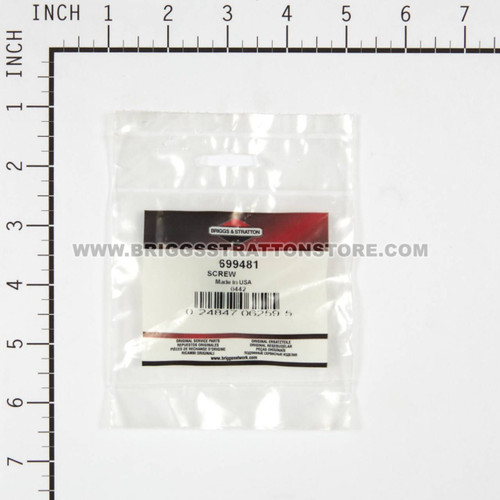 699481 Screw Briggs and Stratton Genuine OEM Part