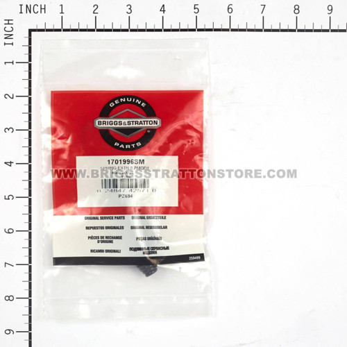 1701996SM SpringExtn 0.714Odx Briggs and Stratton Genuine OEM Part