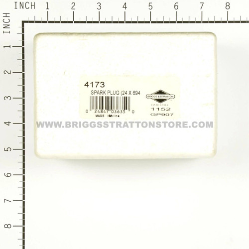 4173 Spark Plug (24 X 696202) Briggs and Stratton Genuine OEM Part