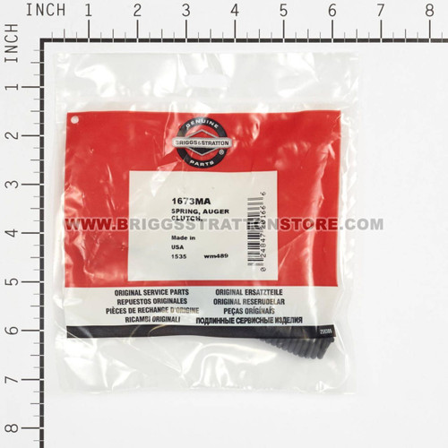 1673MA Auger Clutch Spring for Snow Thrower – Briggs and Stratton Genuine Part 3 1673MA Auger Clutch Spring for Snow Thrower – Briggs and Stratton Genuine Part