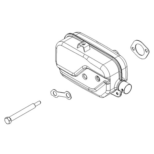 798940 Muffler Briggs and Stratton Genuine OEM Part