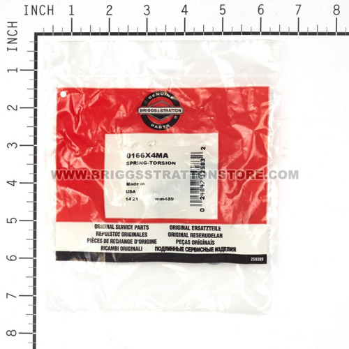 166X4MA SpringTorsion Briggs and Stratton Genuine OEM Part