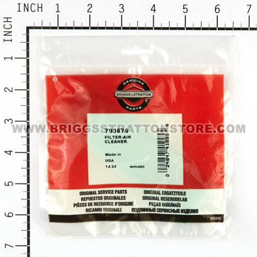 793676 FilterAir Cleaner Briggs and Stratton Genuine OEM Part