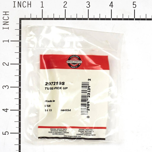 297219S TubePick Up Briggs and Stratton Genuine OEM Part