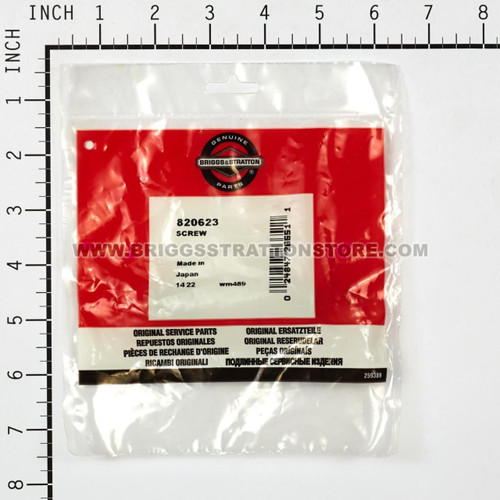 820623 Screw Briggs and Stratton Genuine OEM Part