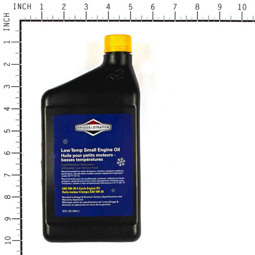 100030C 32OZ 5W30 4 CYCLE OIL PACK OF 12 Briggs and Stratton Genuine OEM Part