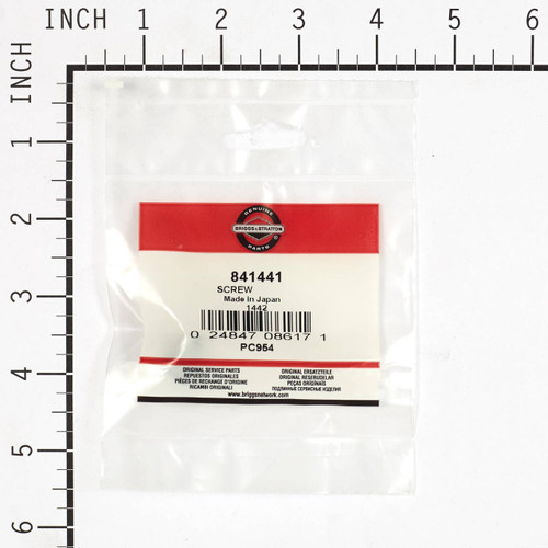 841441 Screw ** SUPERSEDED TO 84007750 ** - Briggs and Stratton - Genuine OEM Part