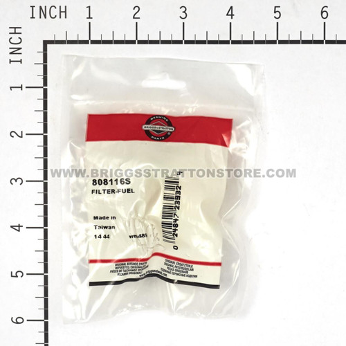 808116S FilterFuel Briggs and Stratton Genuine OEM Part