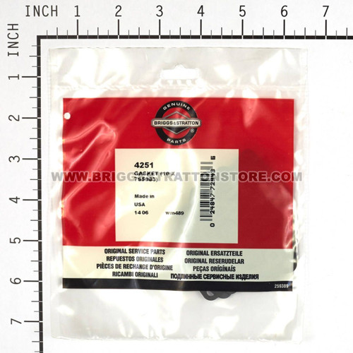 4251 Gasket (10 X 795083) Briggs and Stratton Genuine OEM Part