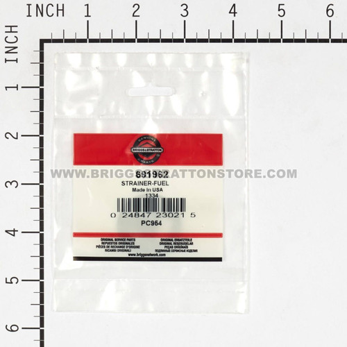 691962 StrainerFuel Briggs and Stratton Genuine OEM Part