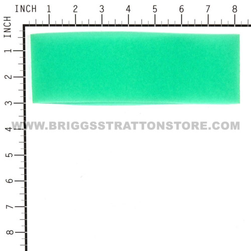 271962S FilterA/C Foam Briggs and Stratton Genuine OEM Part